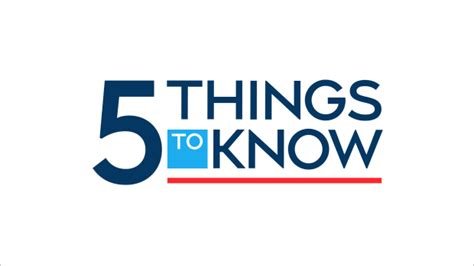 5 things to know this Monday, March 27